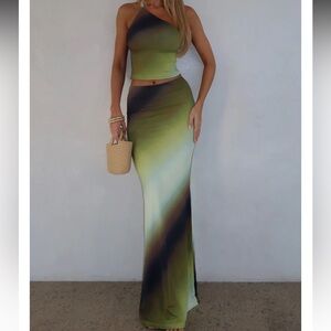 COPY - White Fox Matching Set Sweet Salutations Maxi Skirt & Ex Bestfriend Top